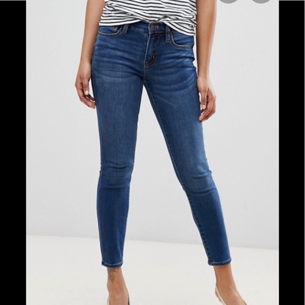 J. Crew Mid-rise Cropped Jeans Stretch 25/26 EUC